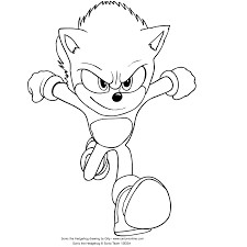 Desenhos wiki » galerias » desenhos para pintar de sonic. Desenho 1 De Sonic The Hedgehog Para Colorir