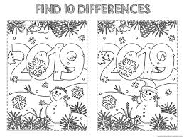 You can also make numerous kindergarten math activities from merely one of the coloring pages. Happy New Year 2019 Coloring Pages 1 1 1 1
