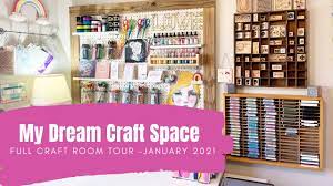 Create a dream craft room. My Dream Craft Room Tour Youtube