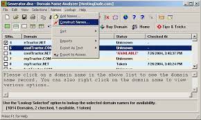 Complete Domain Name Generator And Availability Checker Software Finds You The Right Domain Names Enter Keyword S And Th Domain Name Generator Prefixes Names