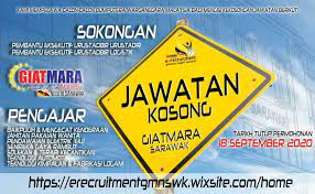 Permohonan adalah dipelawa kepada mereka yang mempunyai syarat kelayakan dan pengalaman bagi mengisi jawatan tenaga pengajar & pembantu eksekutif (logistik) seperti iklan tertera. Jawatan Kosong Di Giatmara Negeri Buletin Kapit Sarawak Facebook