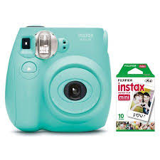 Fujifilm Instax Mini 7s Instant Camera With 10 Pack Film Seafoam Green Walmart Com In 2020 Instax Mini Fujifilm Instax Mini 7s Instax