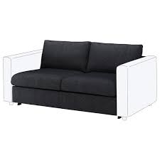 It's ideal and a perfect alternative. Vimle 2 Seat Sofa Bed Section Tallmyra Black Grey Ikea