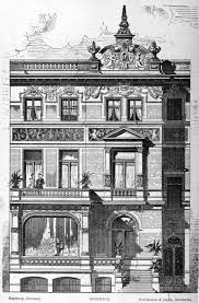 Design For A Residence Hamburg Neoclassical Architecture Architectural Prints Architecture Drawing