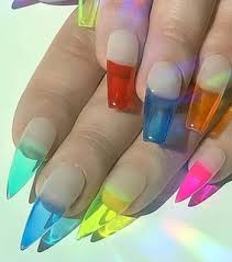 Artificial nails, also known as fake nails, false nails, fashion nails, acrylic nails, nail extensions or nail enhancements, are extensions placed over fingernails as fashion accessories. Aesthetic Nails Images On Favim Com
