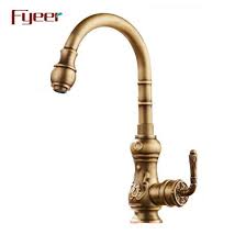 Kraus finishes resist corrosion and rust, surpass industry durability standards no, there is a toggle switch that will change the modes from stream to spray and it does not need to remain pressed to engage the sprayer. Fyeer Single Handle Antique Brass Kitchen Sink Faucet Qh1705 China Kitchen Faucet Kitchen Sink Faucet Made In China Com