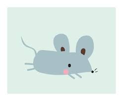 Mouse Art Print By Sarah Betz Little Cube Artfully Walls Mouse Illustration Mouse Drawing Nursery Art Prints