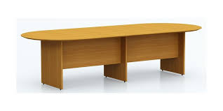 Bush business furniture balt niche wood laminate laminated wood melamine metal mixed materials plastic/poly wood/veneer rectangular round cherry maple oak white on promotion. 8 Pax Oval Shaped Wooden Meeting Table With Wooden Panel Leg Yuan Sheng Furniture Sdn Bhd
