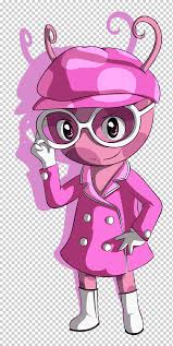 Hand drawn beautiful young woman in eyeglasses. Uniqua Lady In Pink Nick Jr Front Page News Backyardigans Purple Cartoon Fictional Character Png Klipartz