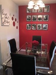 Официальный представитель компании black red white в украине. Red Black And White Glam Dining Room Decor Black Living Room Decor Red Dining Room Black And Red Living Room