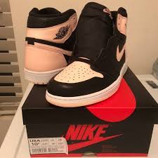 Air Jordan 1 Retro High Og White Pink Black Brand New With Original Box Air Jordan 1 Retro High Og Crimson Tint Release Date 04 12 19 Color Black Crimson Tint Air Jordans Jordan 1 Retro High Jordans