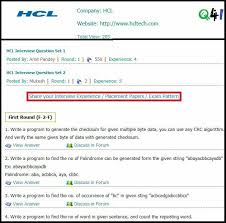 Hcl First Round Interview Questions And Answers This Or That Questions Interview Questions Interview Questions And Answers