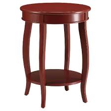 Winterfell accent table in natural wood and antique galvanized steel. Red Accent Tables Target