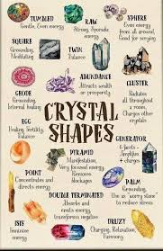 Crystal Shapes Crystal Healing Stones Spiritual Crystals Crystal Healing