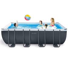 Garten pool rechteckig garten pool rechteckig genial pool gestalten garten pools for small garten pool rechteckig zum aufstellen. Intex Pool Intex 26356 Gerahmter Pool Kaufland De