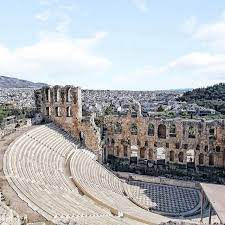 the odeon of herodes atticus on the slope of the acropolis since its restoration in the 1950s it has been the main venue of the athens festival which runs from