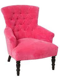 Bright Pink Velvety Chair Pink Furniture Pink Velvet Chair Pink Home Accessories