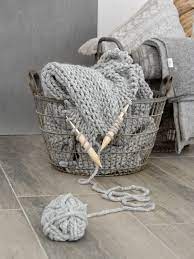 Habt ihr auch viele wollreste zuhause? Diy Kuschelige Decke Mit Dicken Maschen Selber Stricken Mxliving