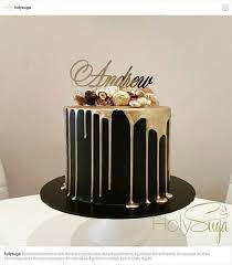 Birthday Black And Gold Cake Ideas 85th Birthday Black And Gold Cake Idea Kapkek Pastalar Pastalar Pasta Sanati