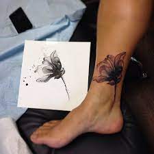 Tarah Pennington On Instagram It S A Cover Up And A Rad X Ray Tulipish Flower By Tarah Tattoo Flower Cover Up Tattoos Ankle Tattoo Cover Up Cover Tattoo