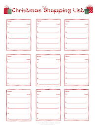 Free Christmas Shopping Printable The Organized Dream Christmas Shopping List Christmas Wish List Template Christmas Organization