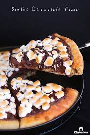 The 50 Most Delish Ways To Use Nutella Chocolate Pizza Sweet Pizza Desserts