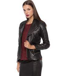 Leather Biker Jacket With Shoulder Detail By Jennifer Kate Online The Iconic Australialeather Biker Jacket With Shoulder Detai Biker Jacket Jackets Fashion