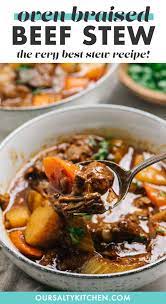 Dutch Oven Braised Beef Stew Whole30 Paleo Recipe Recipes Oven Braised Beef Stew Best Stew Recipe