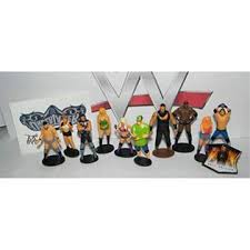 Iconic ring attire and accessories. Ring Toys Wwe Wrestling Deluxe Mini Figure Set Of 12 Toy Kit With 10 Figures Wwe Fingerring And Temporary Tattoo Featuring John Cena Set