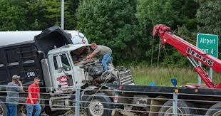 Dump truck wreck slows I-24 traffic