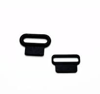DWDP-BC07 Plastic Tab Square Ring Belt Buckle Sewable D Ring Sewable  Concave Loop for Hat