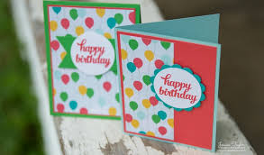You can make a birthday card or a birthday calendar with your child, where your child records the birthdays of friends and family. Cherry On Top Birthday Cards Ink It Up With Jessica Card Making Ideas Stamping Techniques
