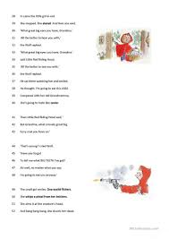 Roald Dahl Poem Little Red Riding Hood Worksheet Free Esl Printable Worksheets Made By Teachers Roald Dahl Poems Roald Dahl Red Riding Hood