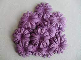 Check out our card making paper selection for the very best in unique or custom, handmade pieces magical, meaningful items you can't find anywhere else. Lilac Mulberry Paper Flowers 25 For Crafts Card Making