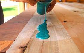 Epoxidharz Tisch Selber Beschichten Bauen Epodex Scheunenholz Wiederverwendetes Scheunenholz Epoxidharz Holz