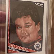 Greg Goldberg Team USA Hockey card. Custom made
