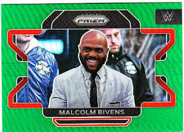 Malcom Bivens 2022 Panini Prizm Green WWE Wrestling #85 Prizm