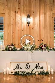 20 Indoor Sweetheart Wedding Table Ideas Wedding Reception Head Table Head Table Wedding Decorations Head Table Wedding