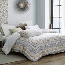 The cover comes with a zipper closure so that the duvet is safe inside the. Byourbed Villa Stitch Embroidered Twin Xl Duvet Cover White Duvet Covers Duvets Covers Sets Rayvoltbike Com