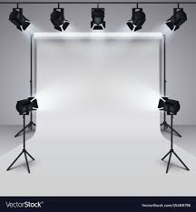 Lighting Equipment And Professional Photography Vector Image