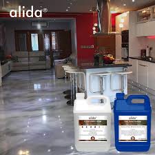 You can use epoxy to create an amazing looking kitchen floor that can handle anything you want to throw at it. China Alidametallic Epoxy Flooring Coating System Kit China Epoxy Resin Resin Epoxy