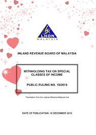 Ucapan terima kasih sempena hari lahir dalam bahasa inggris. St Partners Plt Chartered Accountants Malaysia Lhdn Latest Public Ruling Public Ruling No 10 2019 Withholding Tax On Special Classes Of Income The Objective Of This Public Ruling Is To