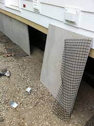Cement Concrete Board Mobile Home Skirting Mobile Home Mobile Home Renovations