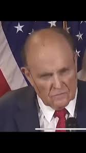 Hair dye-ing at this. #rudygiuliani #drippin #hairdye