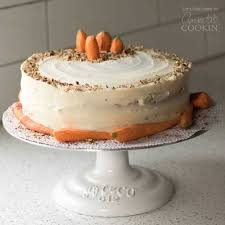Stir in carrots, chopped pecans and raisins. Carrot Cake With Cream Cheese Frosting Amanda S Cookin