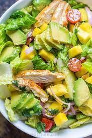 chicken mango avocado salad cheesecake factory natashaskitchen com in 2021 avocado salad recipes mango avocado salad recipe mango avocado salad