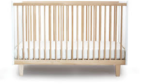 Rhea Crib Birch White Cribs Wooden Baby Crib Crib Mattress Cover