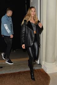 I also always travel with gliders for some leg and glute exercises. Elsa Hosk Prefer Legs Drone Fest