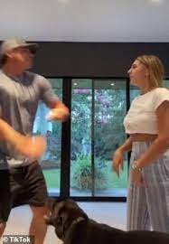 Bella cuomo's tik tok features funny videos of her dad chris cuomo,. Chris Cuomo 50 Aims A Punch At 17 Year Old Daughter Bella During Funny Tiktok Play Fight Before Showing Off His Smoothest Moves As The Pair Film A Viral Dance Routine Together