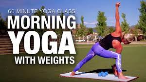 Join erin for seven days of yoga in nosara, costa rica. Morning Yoga With Weights 60 Min Yoga Class Five Parks Yoga Youtube